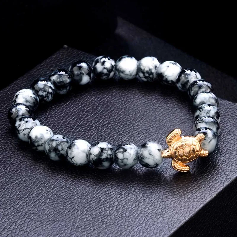 5 шт./компл. многослойный браслет-цепочка с подвеской в виде черепахи сердца