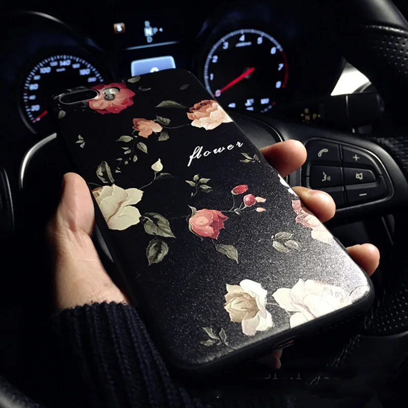 YIJIAMO чехол для телефона iPhone6S 7 8 плюс мобильный телефон iPhone7 X XS XR цветочный дизайн