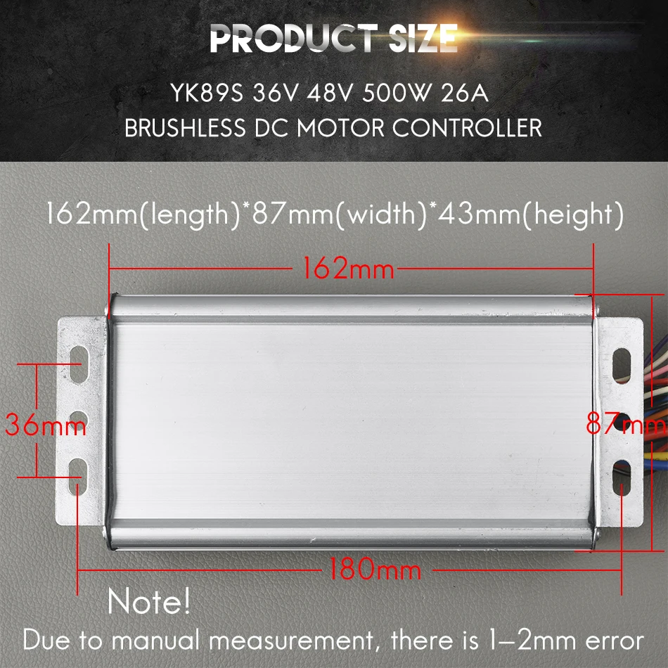 500W 36V/48V Brushless Controller Electric Bicycle Ebike Tricycle YIYUN YK89S | Спорт и развлечения