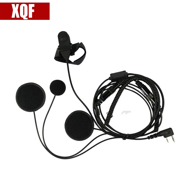 XQF Полнолицевая мотоциклетная гарнитура с наушниками микрофон для Kenwood