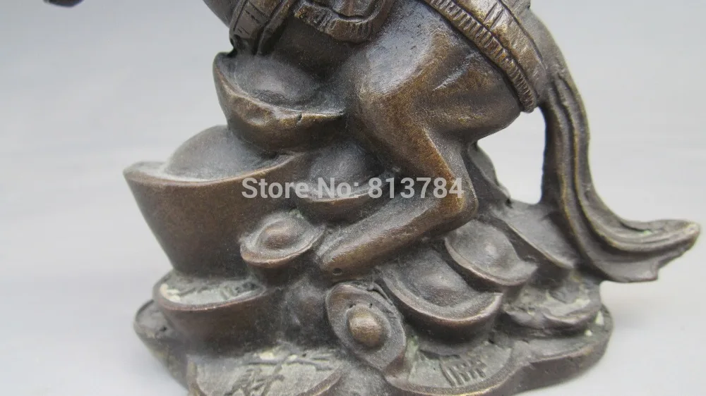 Китайская коллекция старинное декорированное старое изделие из бронзы ручной