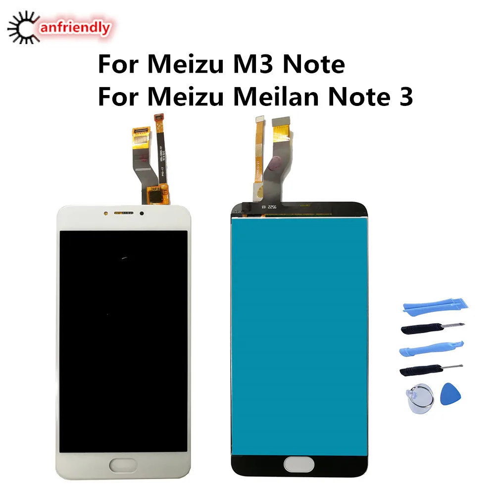 ЖК дисплей и стеклянная панель для Meizu M3 Note Meilan 3|note 3 lcd|lcd note 3display |