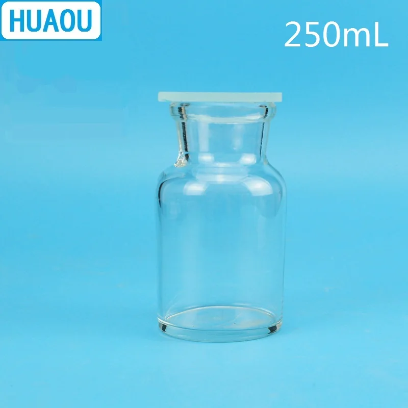 HUAOU 250 мл бутылка для сбора газа прозрачное стекло с заземлением коллектор