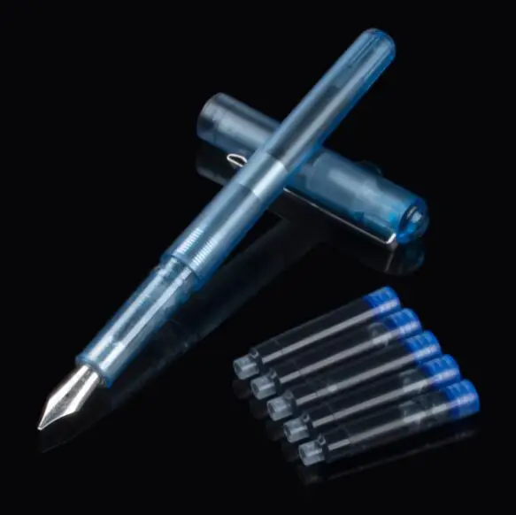 T JINHAO 991 черный прозрачный матовый цвет тонкий перьевая ручка новые ручки для школьников канцелярские принадлежности - Цвет: T