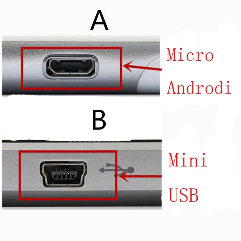 Автомобильное зарядное устройство Mini USB или Micro DC комплект из жесткого провода