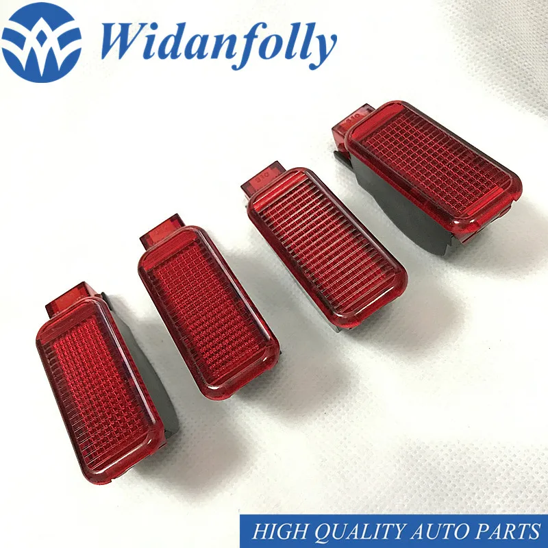 Widanfolly 4 шт. для A3 S3 A4 A5 A6 A7 A8 Q3 Q5 TT RS3 RS4 RS6 Octavia Y-eti Fabia красная Дверная панель