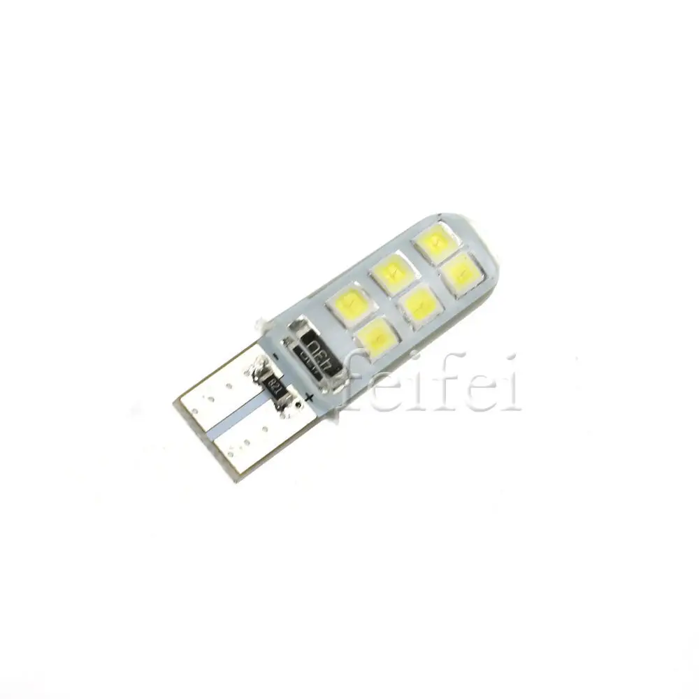 2017 10X T10 194 W5W 2835 SMD 12 LED Car Auto License Lights Bulbs Set|t10 194|t10 w5w10x t10 |