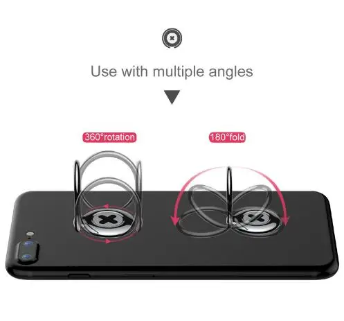 Baseus телефон кольцо держатель для iphone samsung huawei рабочий стол стенд 360 Палец Кольцо