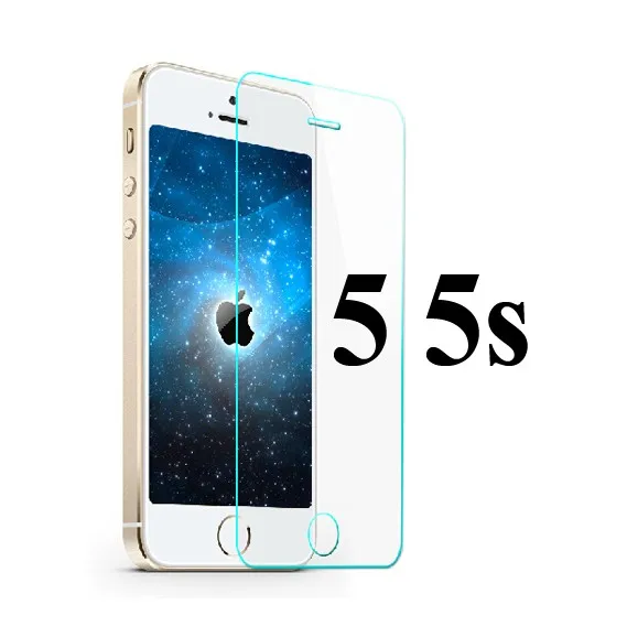 Ultra HD Tempered Glass Screen Protector Case For iPhone 5 5S 5C SE Toughened Protective Film Phone Cover Cases |