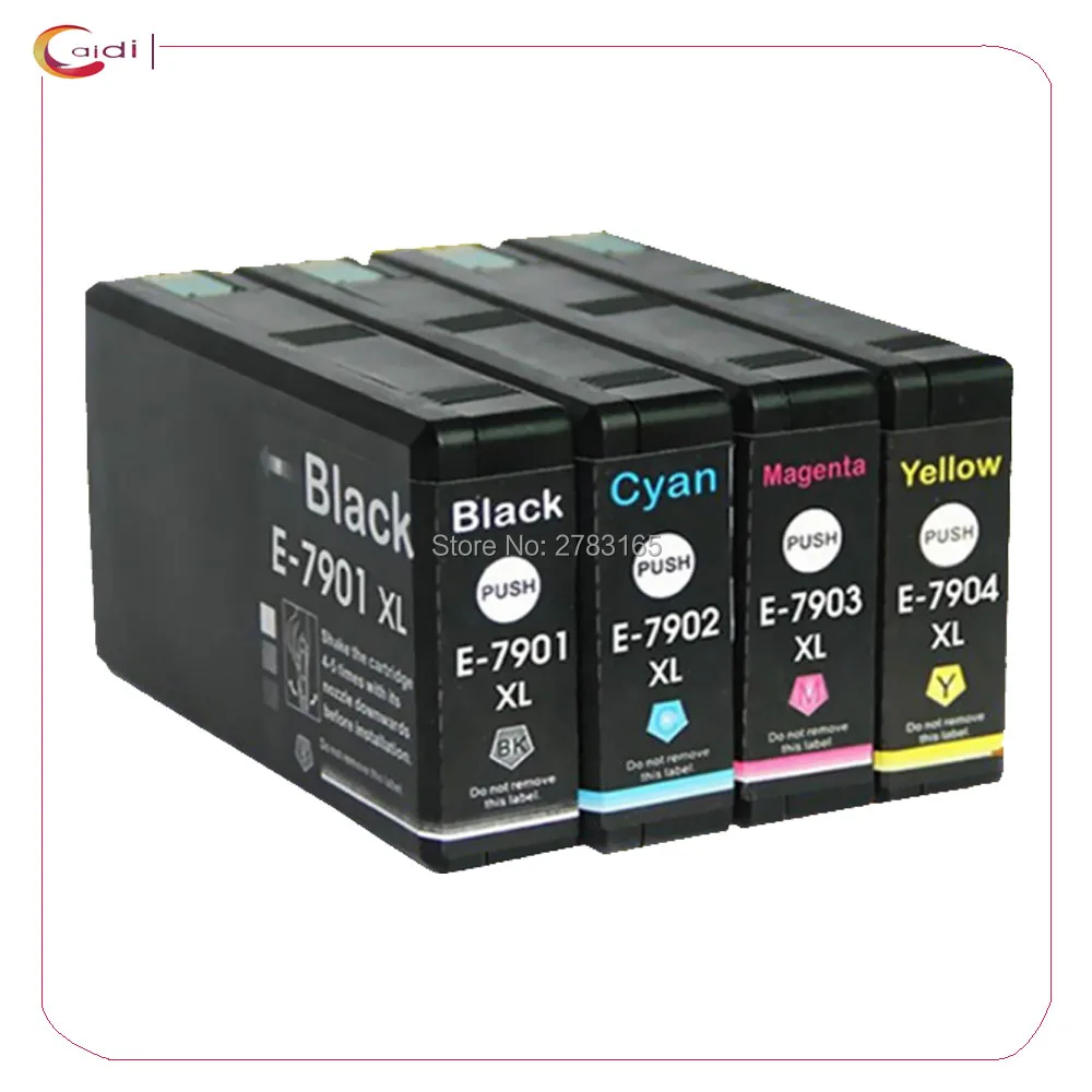 Совместим с 79XL Multipack 4 картриджей чернилами для EPSON Volvo Pro WF 5620DWF Non OEM 7901 7902 7903