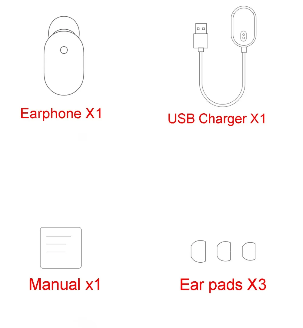 Xiaomi беспроводные Bluetooth наушники мини гарнитура Bluetooth 4,1 Xiaomi Мини наушники Встроенный микрофон Handfree