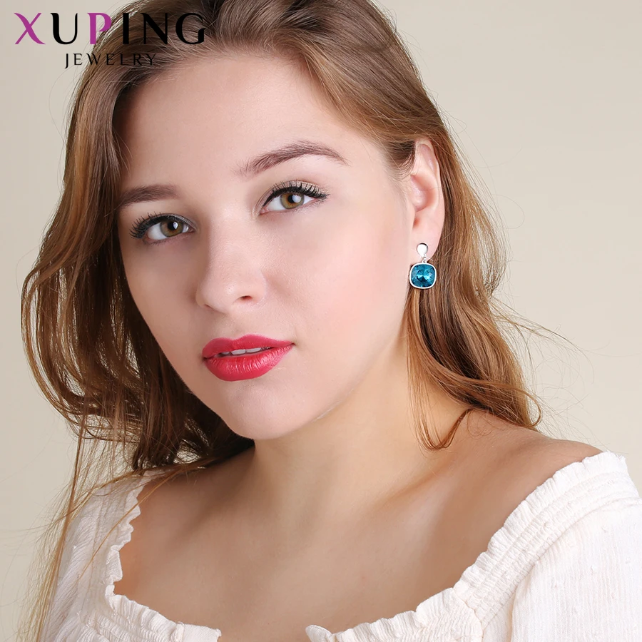 Ювелирные изделия Xuping модные красивые дизайнерские серьги с