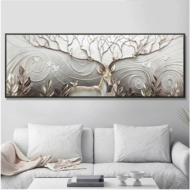 QIANZEHUI алмазная вышивка Круглый Алмаз Лось мать и сын полная Стразы 5D живопись