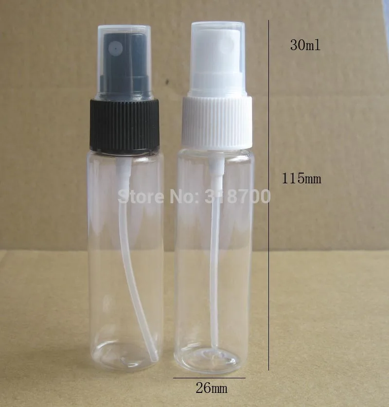 50x30 мл прозрачный пластиковый флакон для духов 1 унция спрей-флакон косметическая
