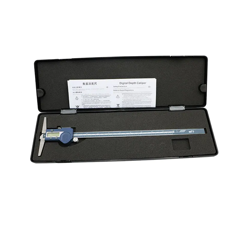 

300 mm 12'' Digital Stainless Steel Depth Caliper Electronic Depth Gauge Digital Depth Caliper Measuring Tool