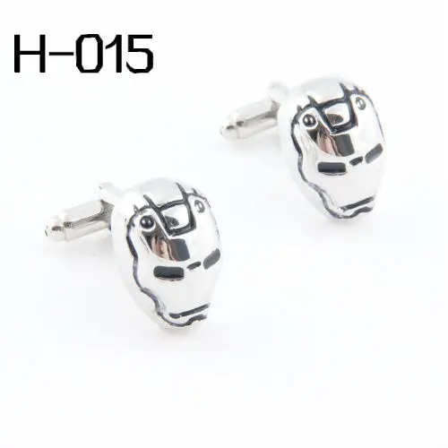 

FREE SHIPPING:High Quality Cufflinks For Men Superhero 2015Cuff Links Wholesales Sliver Iron Man