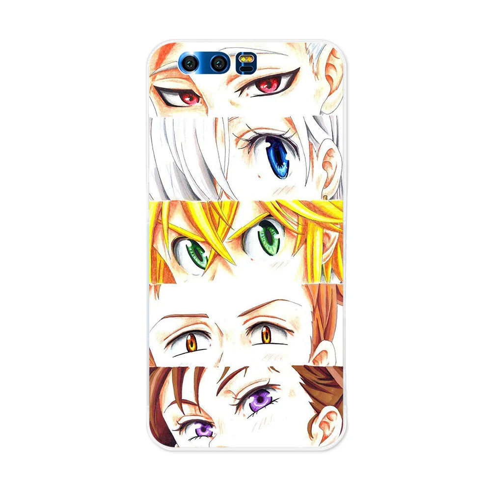 1 Мягкий силиконовый чехол IYICAO аниме Nanatsu no Taizai для huawei Y9 Y7 Y6 Prime Honor 8C 8X8 9 10 Lite 7X 7C 6A 7A Pro - Цвет: 1