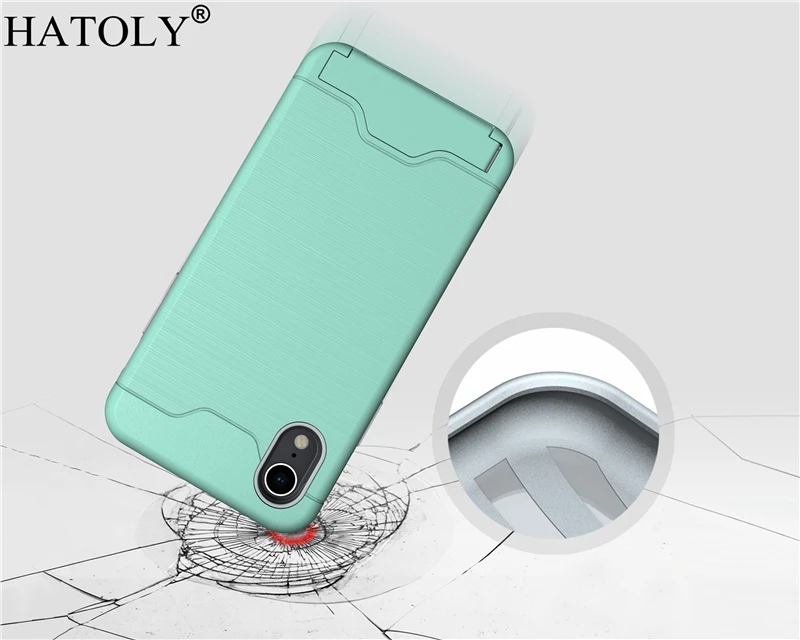 Чехол hatoly для Apple iPhone XR антидетонационный армированный мягкий силиконовый