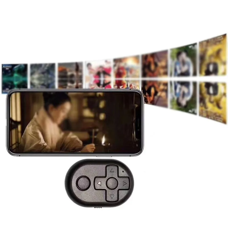 

Universal Selfie Camera Shutter Mobile Phone Bluetooth Remote Control For TikTok E-book Turn Page For iPad iPhone SamSung Xiaomi
