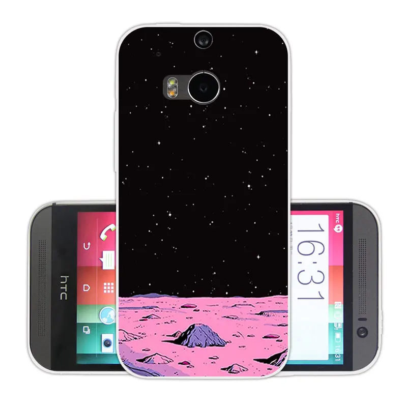 For HTC One M8 M8s Case M8/M8S Cell Phone Cases Soft Tpu Marbles Back Cover M8/ M 8 S /M Silicone Funda |