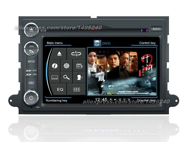Liandlee 2 Din Автомобильный Android для Ford Freestyle 2005 ~ 2007 радио GPS карты навигация плеер HD