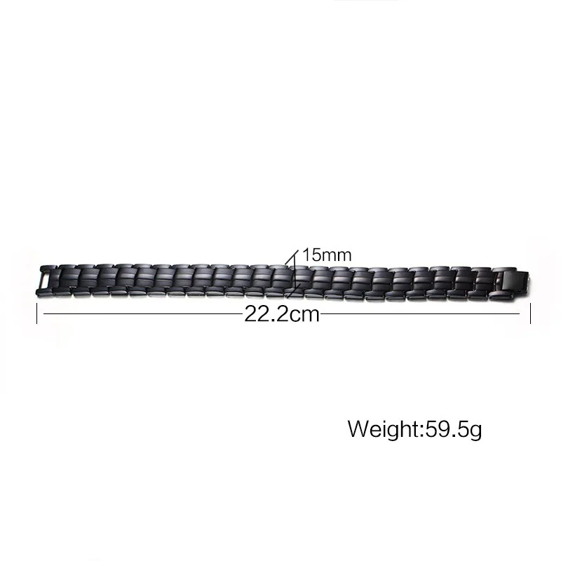 Горячая Продажа! браслет покрытием titanium нержавеющая сталь покрытие черный с