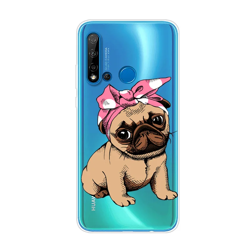 Чехлы для Huawei Nova 5i мягкий силиконовый защитный чехол задней крышки телефона