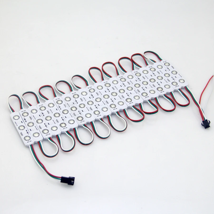 20 шт./лот новинка 2019 3 светодиода 5050 SMD RGB светодиодный пиксельный модуль