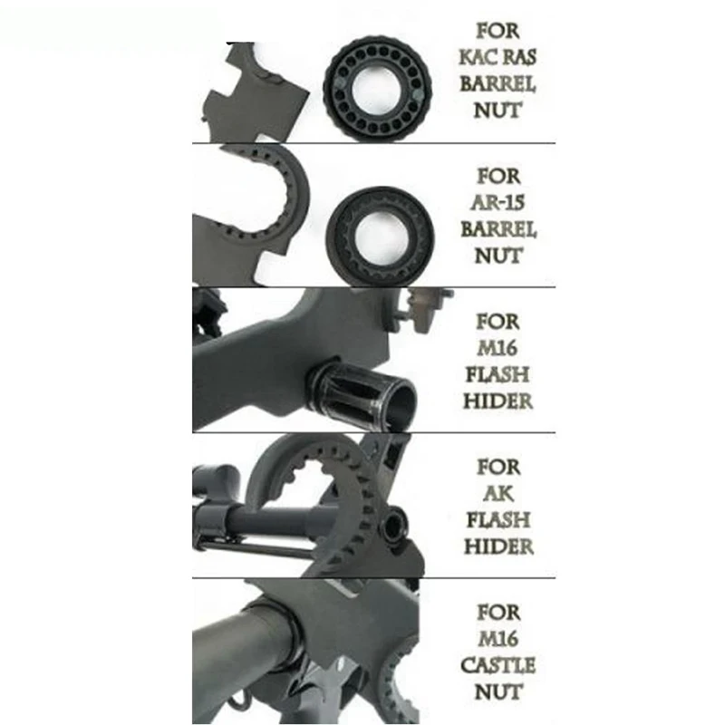

AR15 Armorer Wrench Combo Armorer's Wrench Tool Handguard Tool Combo Wrench Tool Flash Hider Handguard Tool