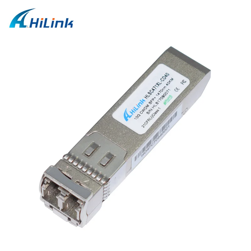 Бесплатная доставка! Трансивер CWDM 40 км 10G SFP + 1270 1470nm LC|Оптоволоконное
