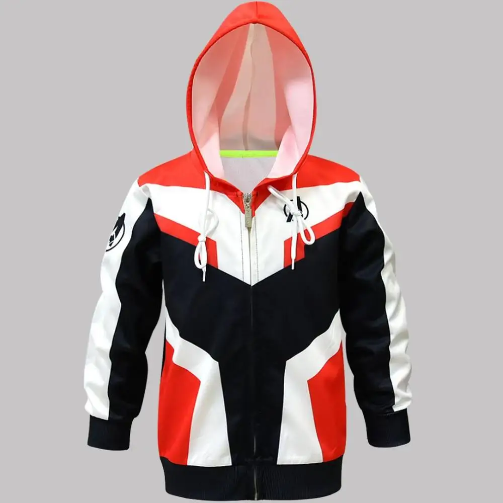 Avengers Endgame Captain America Coat Boys Sweatshirt Quantum Warfare Hoodies Coats For Boy Cosplay Children Clothes 10-20 years