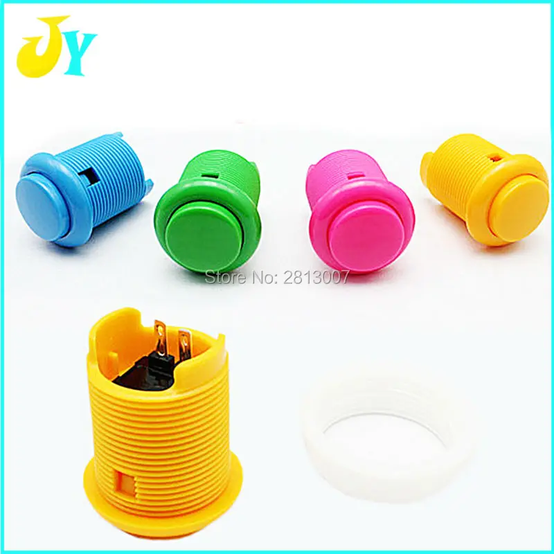 16 * встроенных кнопок micro switch + 2 joypy Happ 1P P пусковая кнопка для игроков комплект Arcade