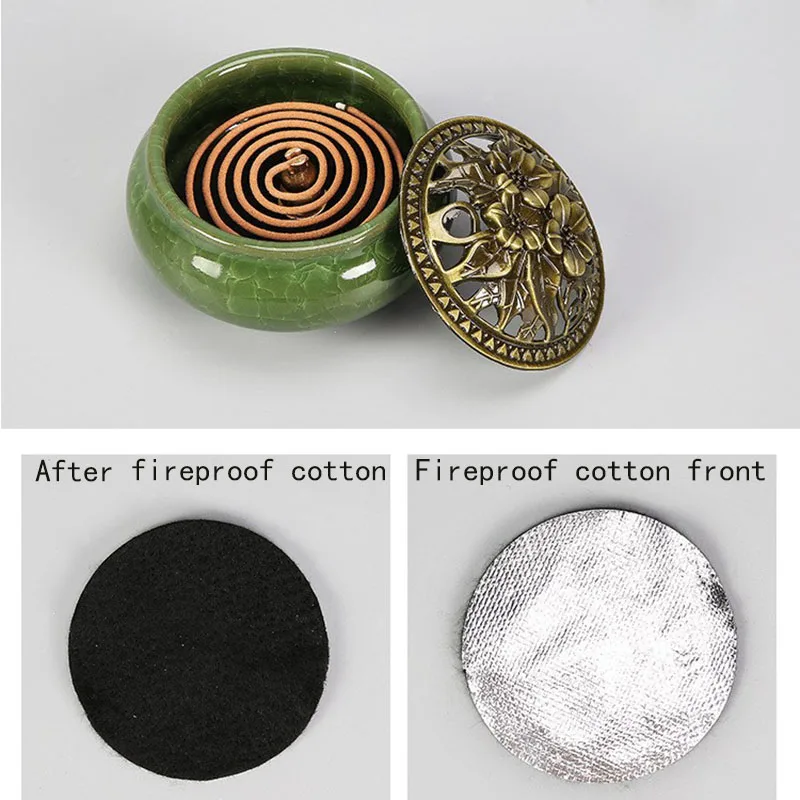 Ледяной треснутый керамический ладан горелка печи сандалового дерева