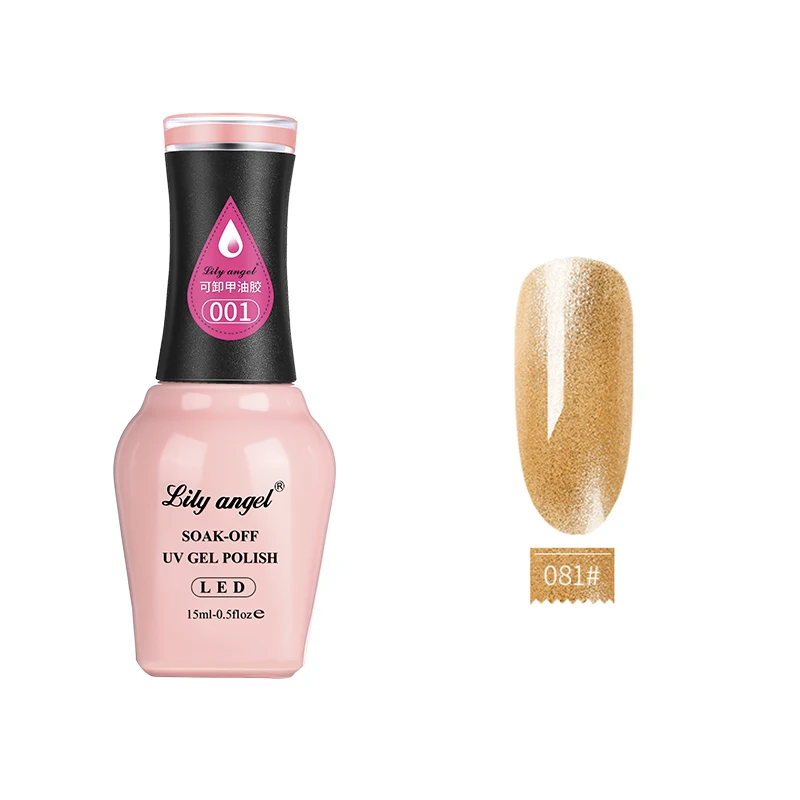 81 Lily Angel УФ-гель для ногтей 15 мл Nude Soak Off отполированный Гель-лак Декоративный Лак для ногтей 140 Цветов 73-108 - Цвет: 81