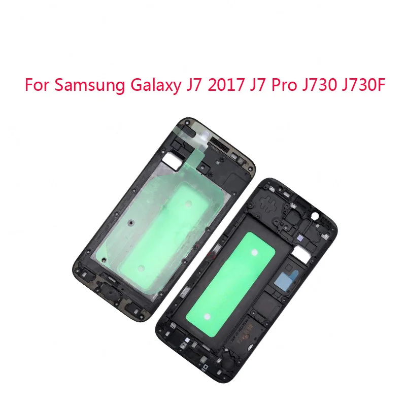 Для Samsung Galaxy J7 2017 Pro J730 J730F жидкокристаллический корпус передняя средняя рамка