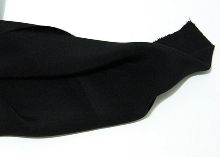 

100% silk fabric 30mm silk heavy double crepe 30 m black heavy crepe dress skirt clothing silk fabric