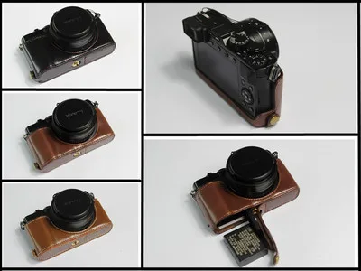 Чехол для камеры Panasonic LUMIX DC-LX100M2 LX100 LX100II, защитный чехол для камеры в стиле ретро, сумка для камеры, Портативная сумка через плечо из воловьей кожи