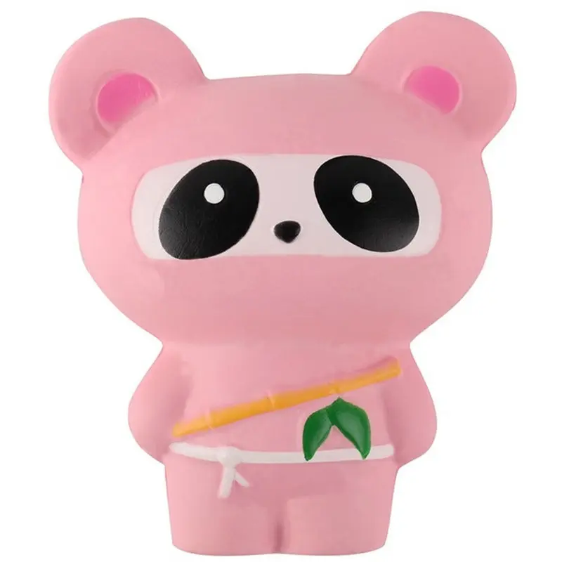 14CM Animal Jumbo Kawaii Ninja Squishy Panda/Bear/Fox Bread Soft Slow Rising Fun Kid Naruto Toys Sweet Charm Cartoon Cake |