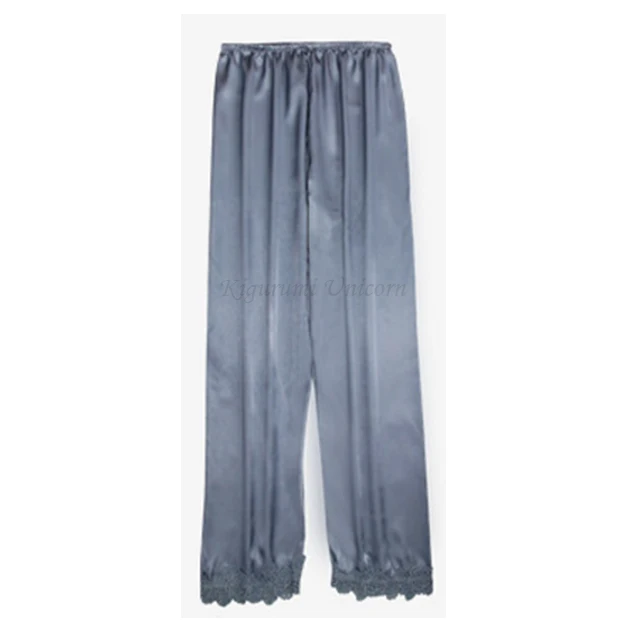 Gray 1 pc Кигуруми Единорог 5 шт сексуальные кружевные пижамы набор женский искусственный шелк полосатый халат набор леди v-образным вырезом домашняя одежда пижамы с нагрудными накладками - Цвет: Gray 1 pc