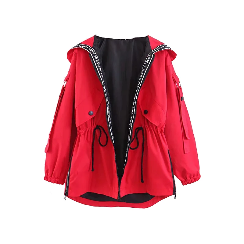 Шикарные куртки в стиле пэчворк с капюшоном для девочек коллекция 2019 года пальто - Фото №1