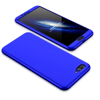 Huawei honor V10 мобильный чехол для телефона koosuk Марка съемный матовая полный защиты оболочки для huawei honor просмотра 10 задняя крышка - Цвет: Синий