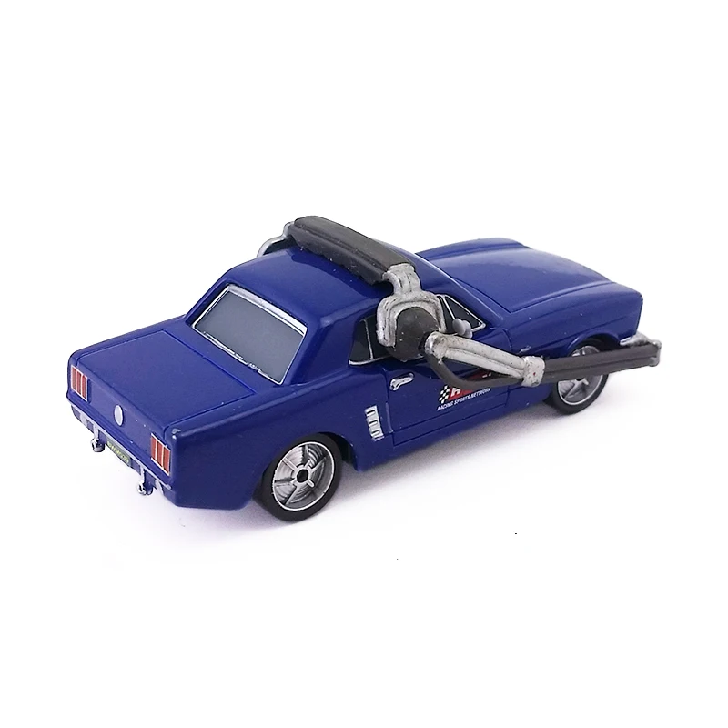 Дисней Pixar тачки Brent Mustangburger с гарнитурой металлическая литая под давлением игрушечная машинка 1:55 свободная абсолютно новая и