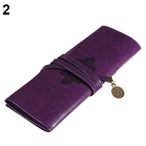 Лидер продаж винтажный Ретро рулон искусственная кожа макияж Косметическая