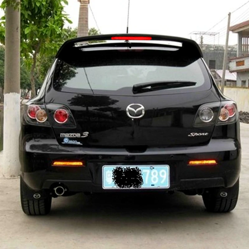 Высокое качество ABS Спойлер для Mazda 3 M3 хэтчбек 2006 до 2013 заднее крыло
