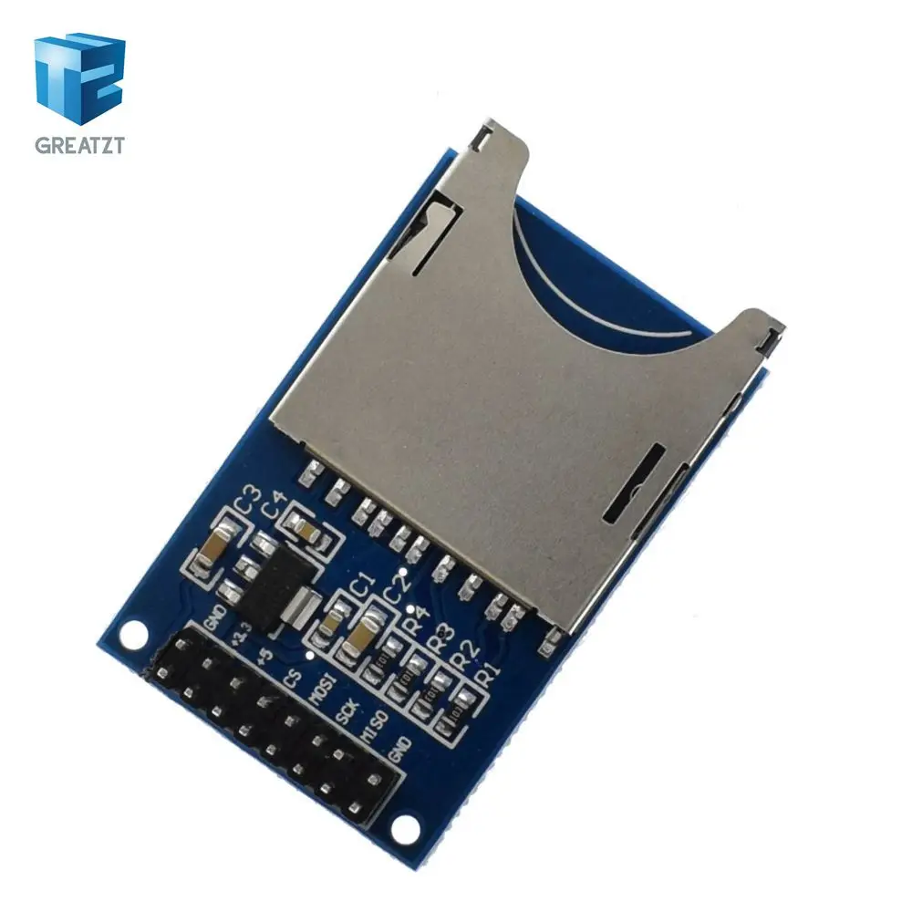 1 шт./лот чтения и записи модуль для Arduino модуль Слот для карты SD Гнездо Читатель ARM MCU