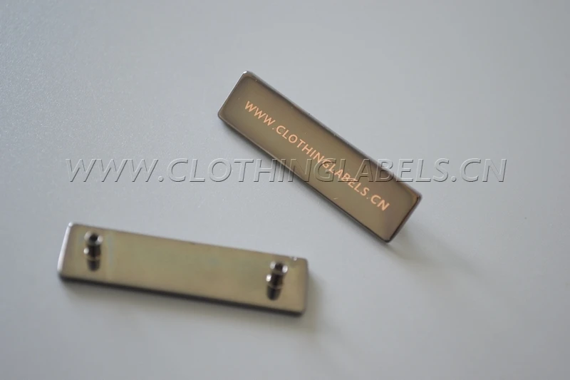 

customized metal labels for clothing, accept small order