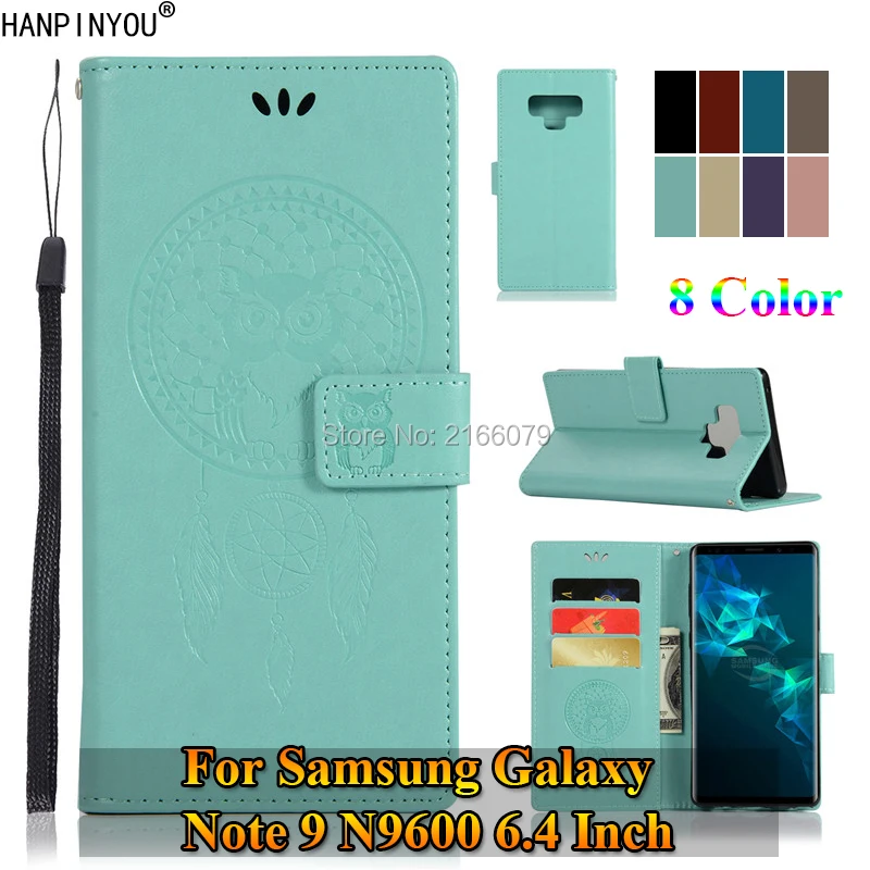 Роскошный флип-чехол из искусственной кожи для Samsung Galaxy Note 9 N9600 6 4 &quotс объемным