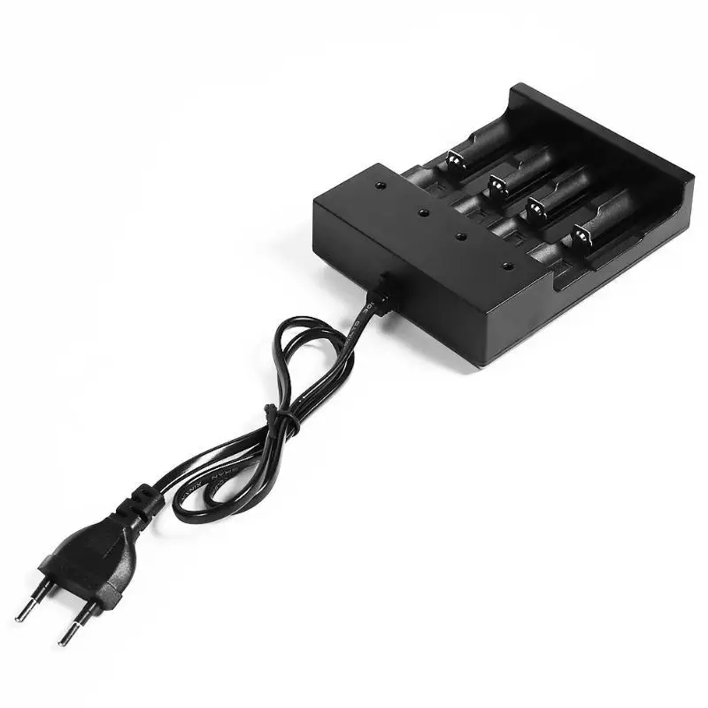DC 4,2 V 1200mA 4 слота Универсальное зарядное устройство для литиевой батареи 18650