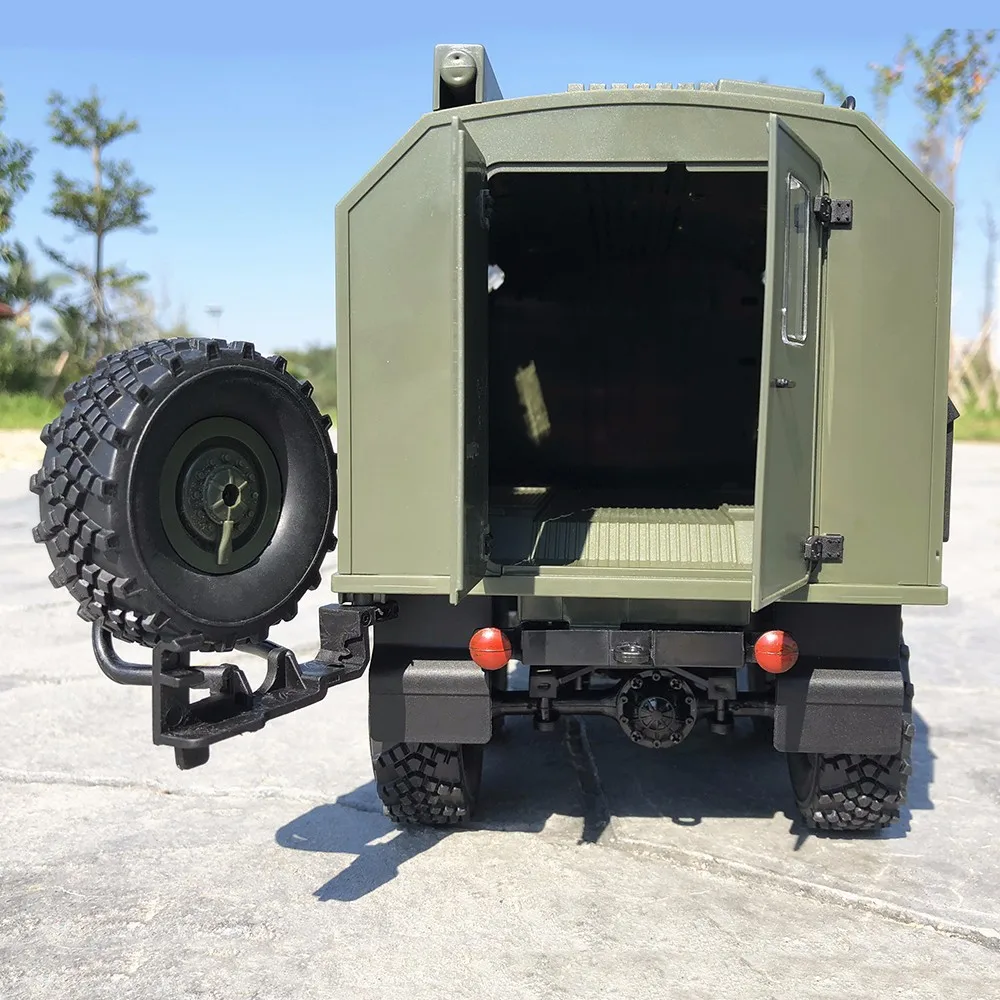 Военный автомобиль WPL B36 Урал 1/16 2 4G 6WD RC Радиоуправляемый гусеничный Рок