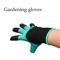 gants jardinage gardening gloves rubber polyester builders garden work latex gloves for digging plastic claws gardening gloves